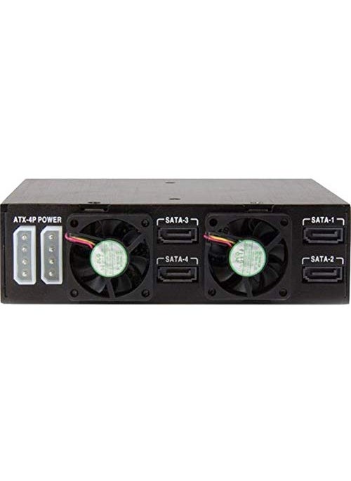 Startech.com StarTech.com 4-Bay Mobile Rack Backplane for 2.5in SATA/SAS Drives - Hot Swap SSDs/HDDs from 5-15mm - Supports SAS II & SATA III (6 Gbps) , TAA (SATSASBP425)  - Image 3
