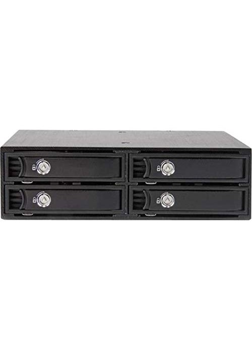 Startech.com StarTech.com 4-Bay Mobile Rack Backplane for 2.5in SATA/SAS Drives - Hot Swap SSDs/HDDs from 5-15mm - Supports SAS II & SATA III (6 Gbps) , TAA (SATSASBP425)  - Image 2