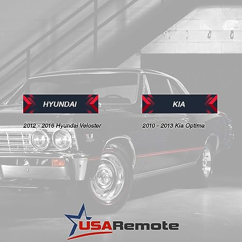 USARemote جهاز تحكم عن بُعد يناسب هيونداي فيلوستر 2012-2017 / كيا أوبتيما 2011-2013 (NYOSEKS-TF10ATX)، مجموعة من 2 - Image 4