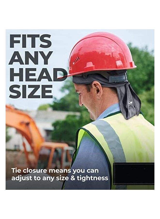 Cooling Helmet Liner - Do Rag Skull Cap for Men - Head Scarf, Bandana, Head Wrap, Beanie for Motorcycle, Cycling, Sports - Image 4