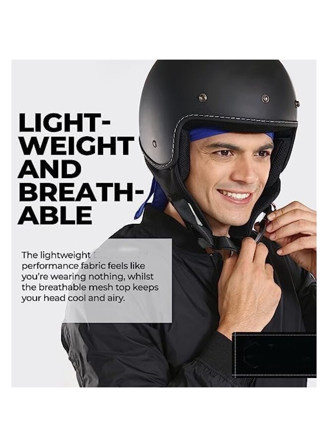 Cooling Helmet Liner - Do Rag Skull Cap for Men - Head Scarf, Bandana, Head Wrap, Beanie for Motorcycle, Cycling, Sports - Image 5