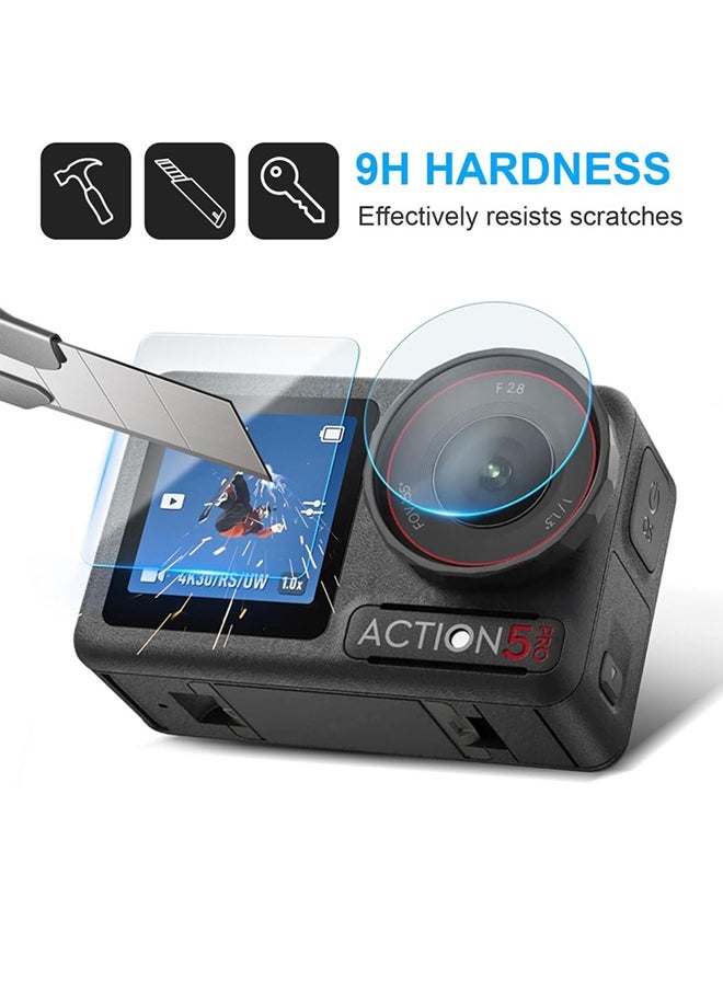 SJet - Silicone Case for DJI Action 5 pro, Screen Protectors&Lens Caps Accessories Kit - Image 1