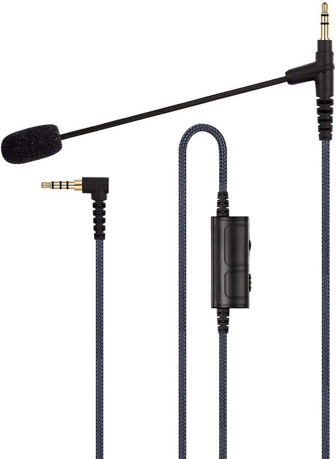ABLET Cable Boom Microphone Compatible with HyperX Cloud Flight | 3.5mm Jack Headphone - Volume Control for Playstation PS4 or Xbox One Controller, PC, Tablet,Laptop,Smartphone - Boompro Gaming Mic (150CM) - Image 1