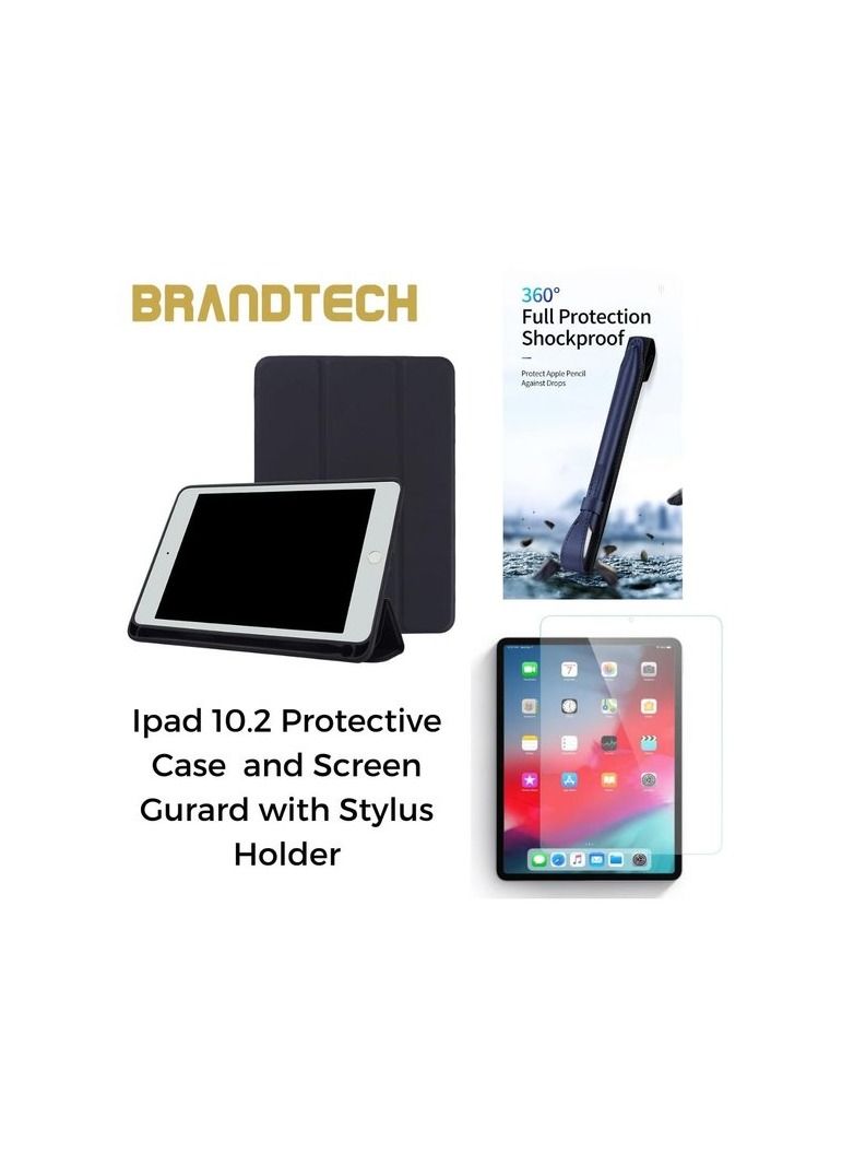 براندتك BrandTech BTIPC10.2 جراب متنوع مع واقي شاشة لجهاز iPad 10.2 - Image 2