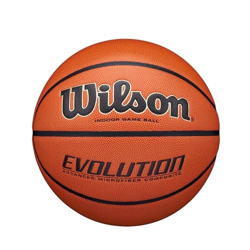 WILSON Evolution Game Basketball - Game Ball, Size 5 - 27.5" - Image 1