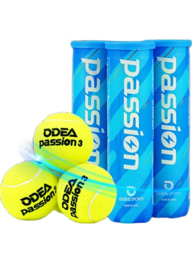Odear Tennis Passion Series Durable High-Bounce Training And Match Tennis Balls, 1 Can, 4 Balls - Image 3