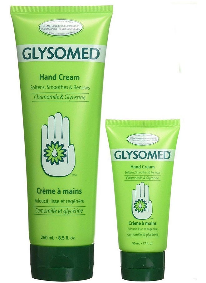 GLYSOMED Glysomed Hand Cream Mix Pack (1 x Large Tube 250mL / 8.5 fl oz and 1 x Mini Travel Size Tube 50mL / 1.7 fl oz)  - Image 1