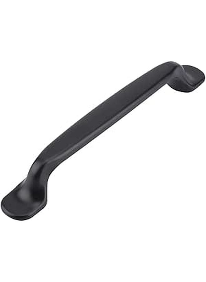 Black Aluminum Alloy Cabinet Handle Pull Furniture Door Wardrobe 9004 128 Hole Distance - Image 1