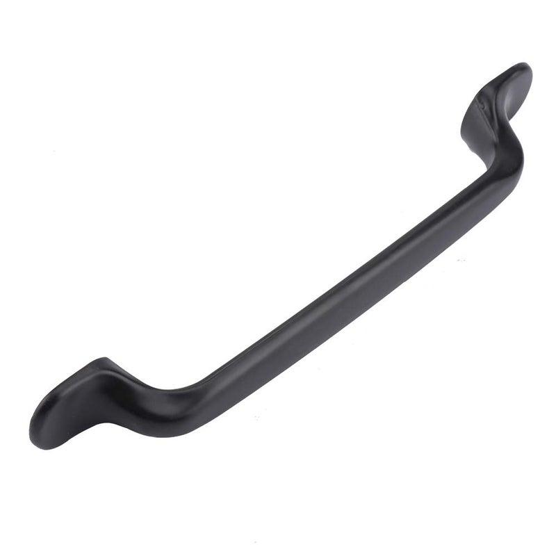 Black Aluminum Alloy Cabinet Handle Pull Furniture Door Wardrobe 9004 128 Hole Distance - Image 4