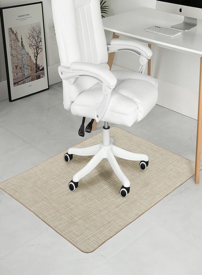 RccugmatS Chair Mat for Hardwood Floor, 36" x 48" Heavy Duty Office Chair Mat for Rolling Chairs, Anti Slip, Non-Curve, Floor Protector for Home Office, Beige - Image 1