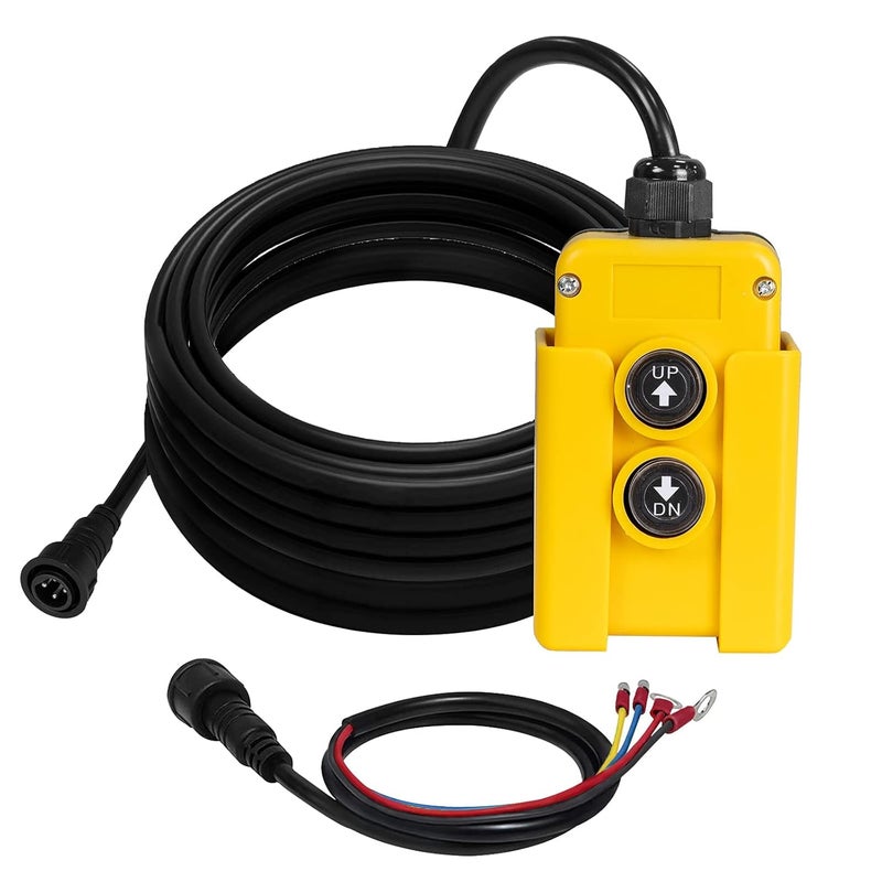 ECO-WORTHY 4 Wire Dump Trailer Remote Control Switch for Hydraulic Pump 12V DC for Lift Winch Dump Bed - Image 1