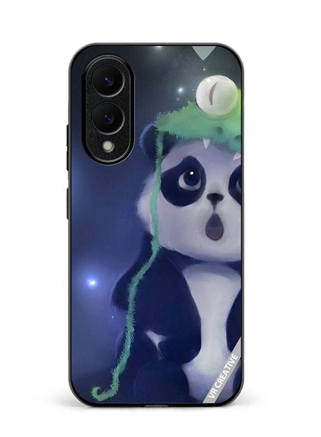 VR CREATIVE Protective Case Cover For Samsung Galaxy S25 Edge Starlight Panda Design Multicolour