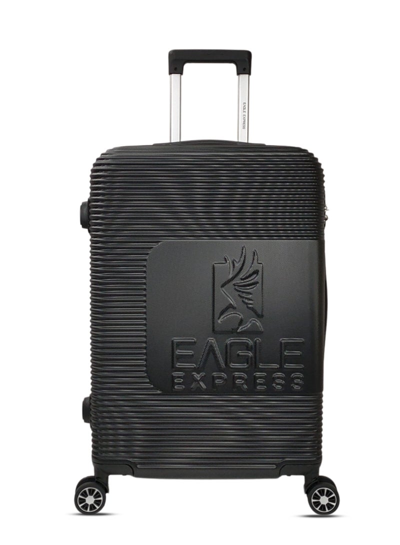 ايجل اكسبريس عربة EAGLE EXPRESS HORIZONE ABS الصلبة مقاس 20 و24 و28 بوصة، مجموعة من 3 قطع باللون الأسود - Image 2