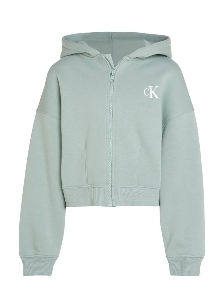 Calvin Klein Jeans CK LOGO FLEECE ZIP THROUGH