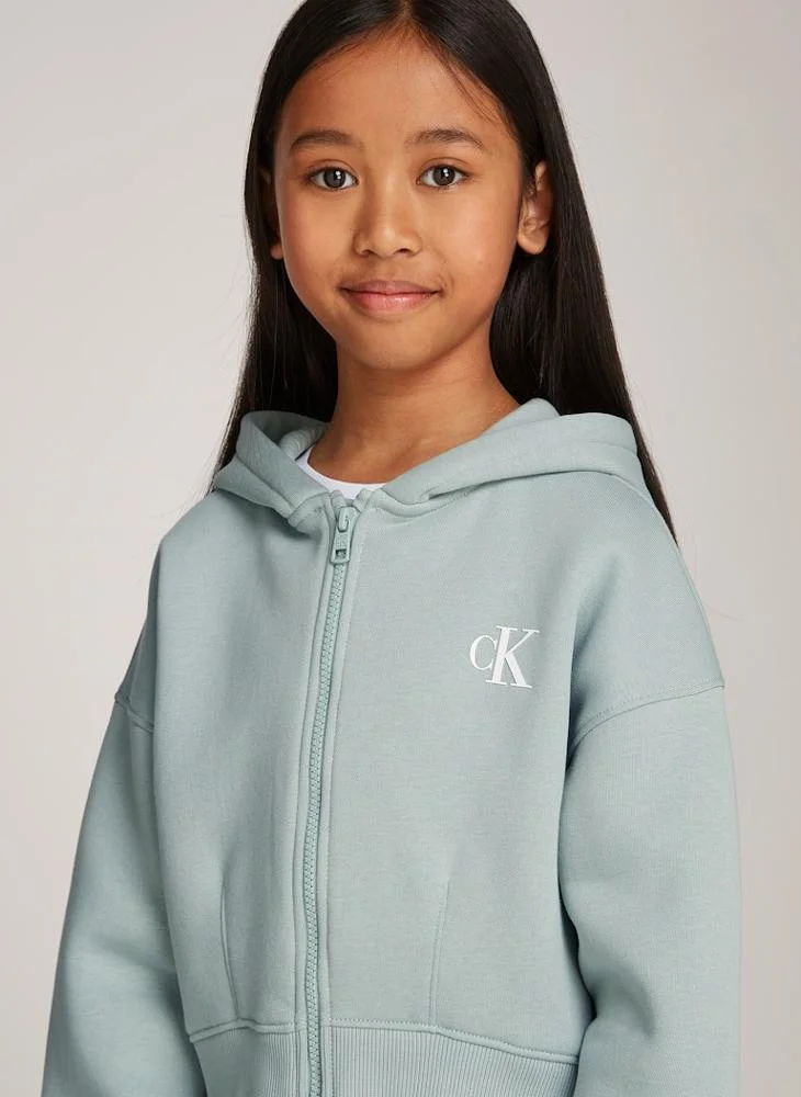 Calvin Klein Jeans CK LOGO FLEECE ZIP THROUGH