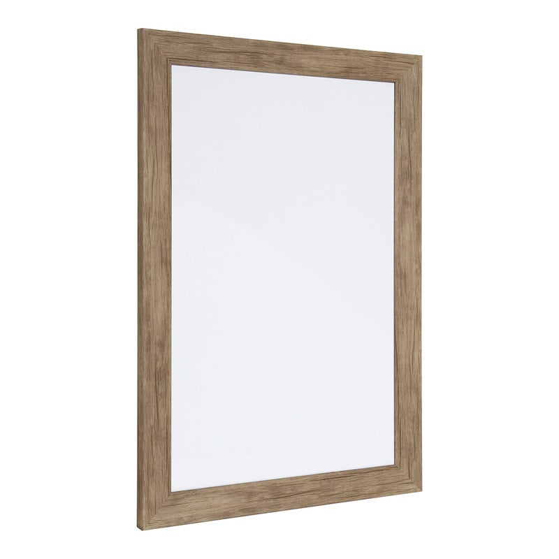 DesignOvation Beatrice Framed Magnetic Dry Erase Board, 18x27, Rustic Brown - Image 2