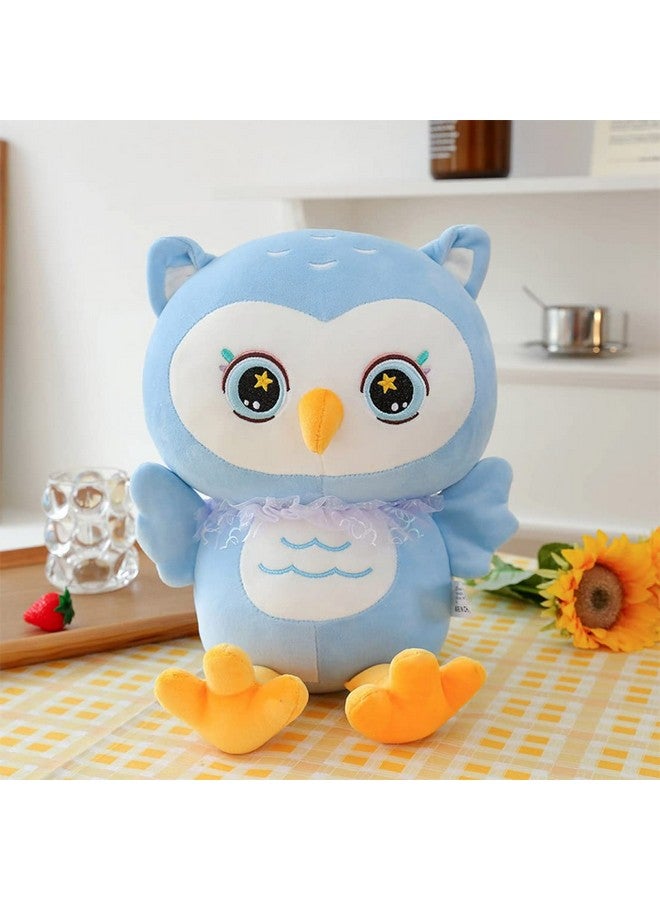 تيكلز لعبة حيوانات محشوة فائقة النعومة على شكل بومة إيلي للأطفال الأولاد والبنات هدية عيد ميلاد (اللون: أزرق؛ الحجم: 30 سم) - Image 2