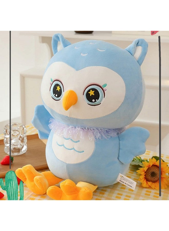 تيكلز لعبة حيوانات محشوة فائقة النعومة على شكل بومة إيلي للأطفال الأولاد والبنات هدية عيد ميلاد (اللون: أزرق؛ الحجم: 30 سم) - Image 4