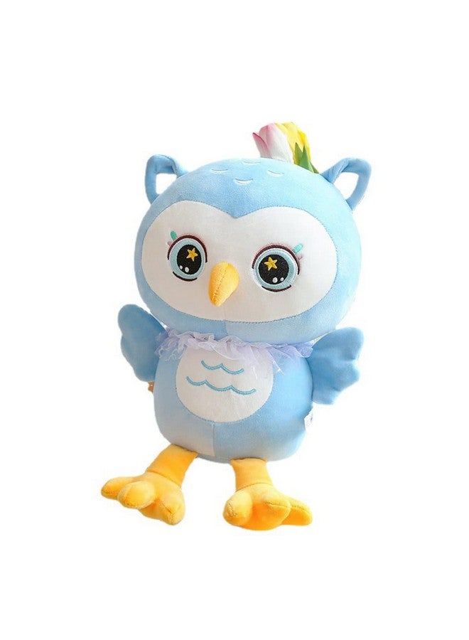 تيكلز لعبة حيوانات محشوة فائقة النعومة على شكل بومة إيلي للأطفال الأولاد والبنات هدية عيد ميلاد (اللون: أزرق؛ الحجم: 30 سم) - Image 3