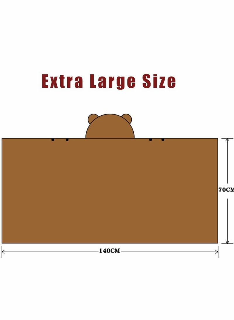 Baby Hooded Bath Towel Blanket Extra Large Kids Toddler Soft Thick Absorbent Bathrobe Swimming Shower Poncho Towel for Boys Girls - Image 5