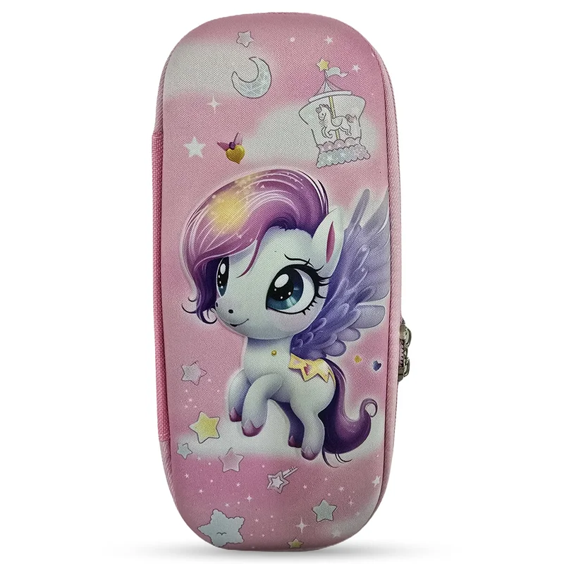 كوكوبي Cocobee Unicorn Fairy Pencil Case With Internal Mesh Pocket, Sturdy Build, Zipper Closure – Girls, 3+ Years, Multicolor
