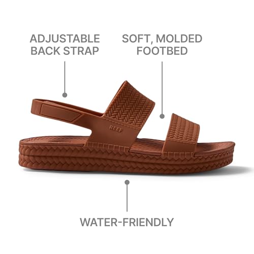 Reef Water Vista Womens Platform Sandal, Water Friendly, Adjustable Strap, Adobe, 8 - Image 5