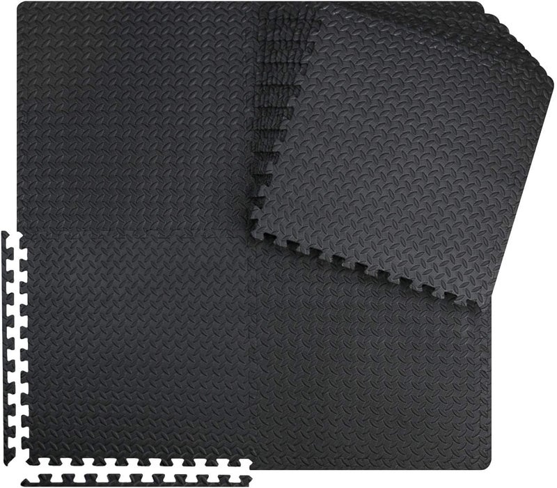 SIGNATRON 4Pc - 16 SqFt - Puzzle Flooring || Kids Interlocking Play mat || Shop Floor Mat || Kitchen Floor Mat || Pet Mat ||12 MM Thick - Image 2