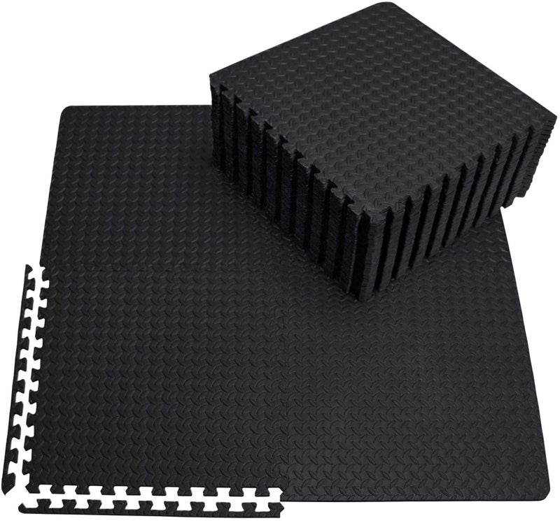 SIGNATRON 4Pc - 16 SqFt - Puzzle Flooring || Kids Interlocking Play mat || Shop Floor Mat || Kitchen Floor Mat || Pet Mat ||12 MM Thick - Image 1