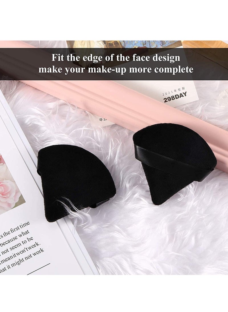 SOLARAE Pure Powder Puff, Face Triangle Soft Makeup Powder Puff, for Loose Powder Mineral Powder Body Powder Makeup Tool with Strap - Image 5