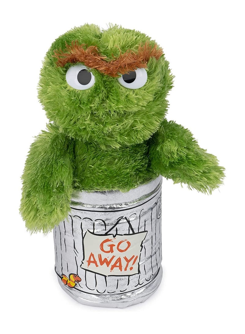 GUND Sesame Street Oscar The Grouch Stuffed Animal 10 Inch - Image 1