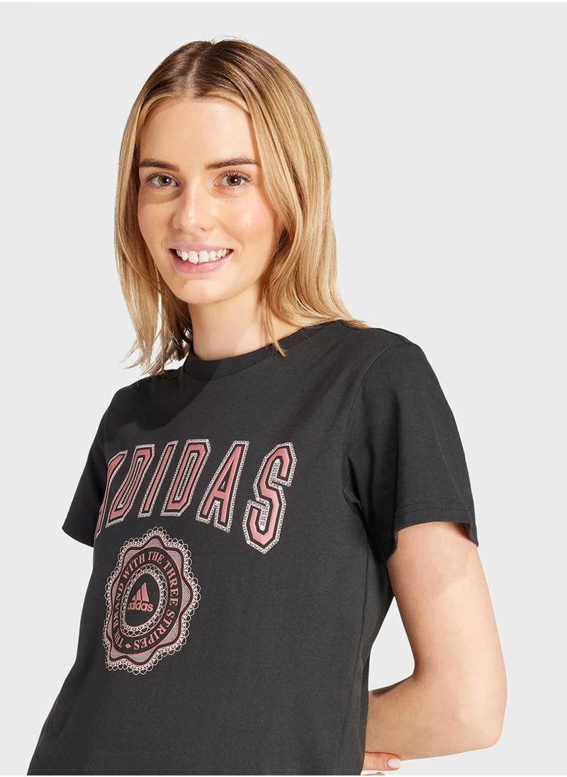 اديداس Collegiate Graphic T-Shirt