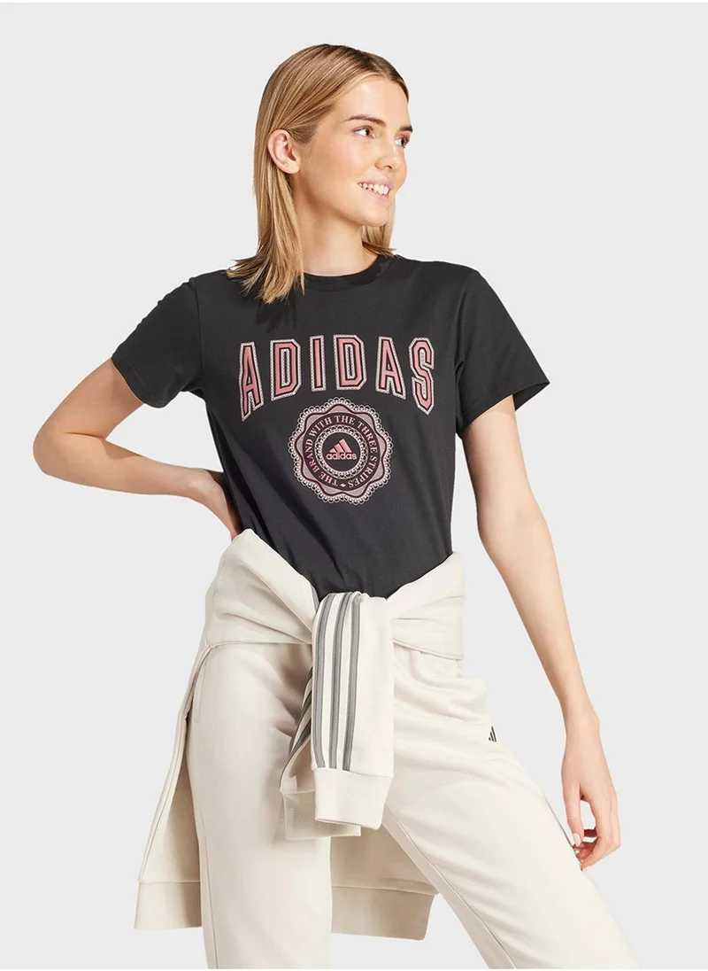 اديداس Collegiate Graphic T-Shirt