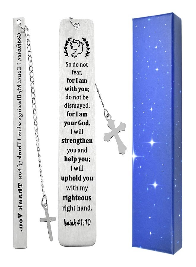 Dancepanda Bible Verse Bookmarks - Metal Religious Bookmark Gifts for Women & Friends - Inspirational Christian Verses - Image 1