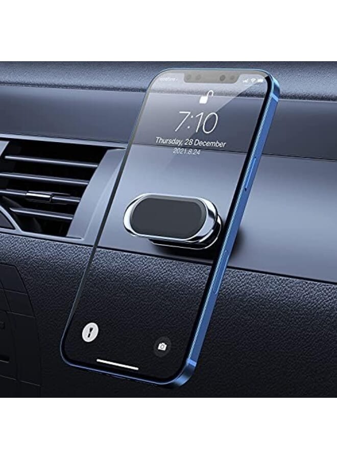 KASTWAVE Magnetic Phone Car Mount Cellphone Holder Stand 360 Adjustable Dashboard Car Mount Fits 360 Degree Adjustable Super Strong Magnet Compatible With Iphone Samsung Nokia All Smartphones 2 Pcs - Image 2