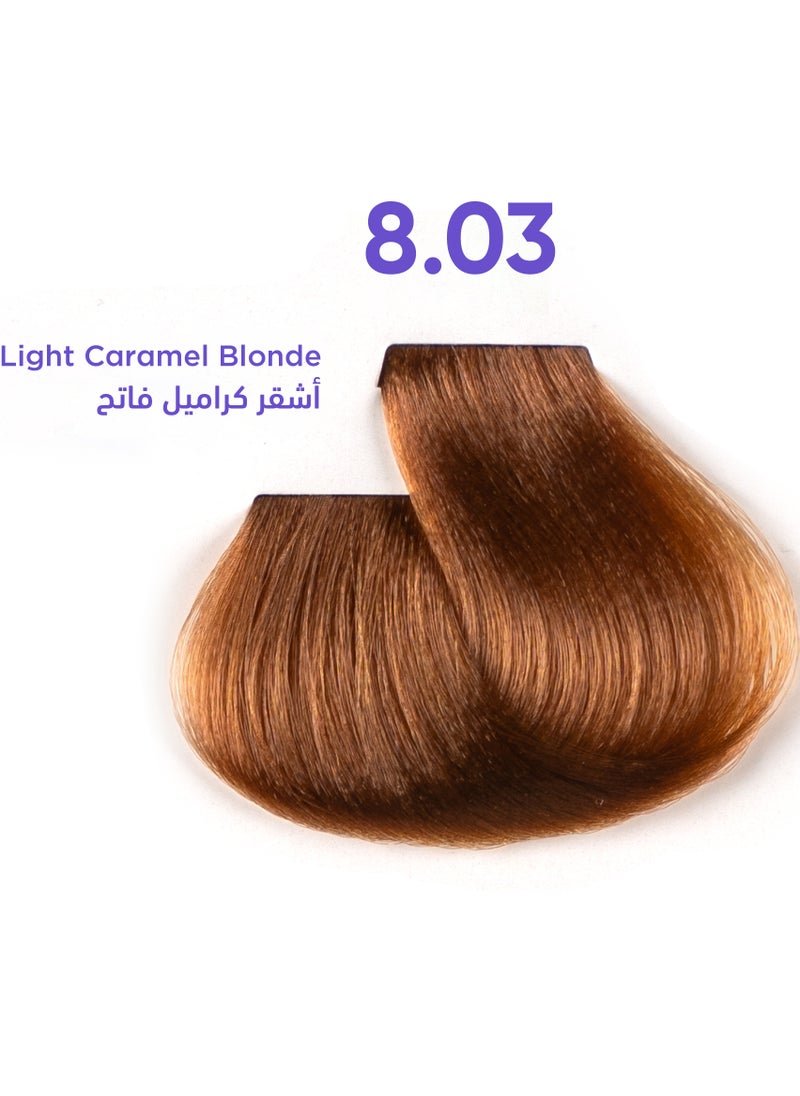 وان بي - صبغة الشعر تريس تونز من 1B المعززة بالتيروسين أشقر كراميل فاتح (8.03) 100 مل - Image 1