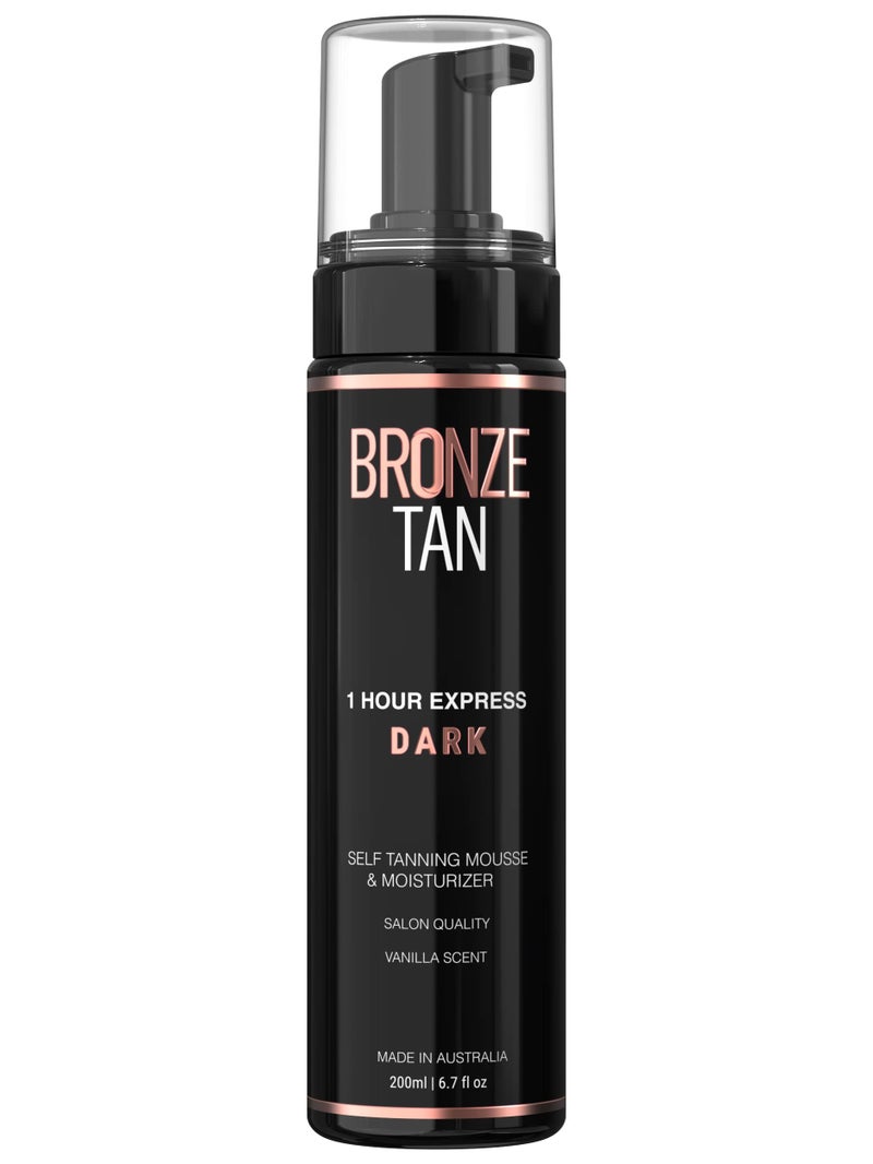 Existing Beauty Bronze Tan Self Tanner Mousse Dark Self Tan Foam  Sunless Tanner for all Skin Tones  Salon Quality Fake Tan Vanilla Scented Best Sellers 200 ml 67 oz