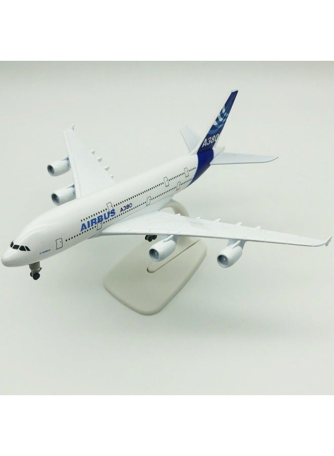 general 20cm Alloy Aircraft Tabletop Display Model 1:200 Scale A380 Original Model Model Ornaments, Toys, Decorations, Collectible Gifts - Image 2