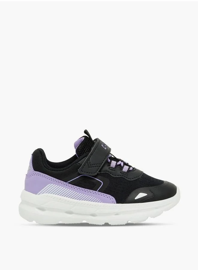 Dash BLACK Girls Colourblock Hook & Loop School Sports Shoes for Women | Best Price UAE