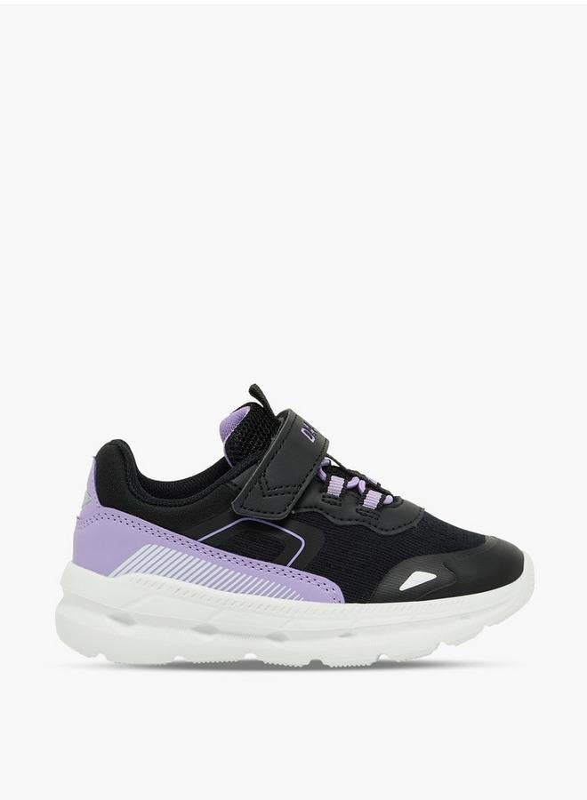 Dash Girls Colourblock Hook & Loop School Sports Shoes - Image 3