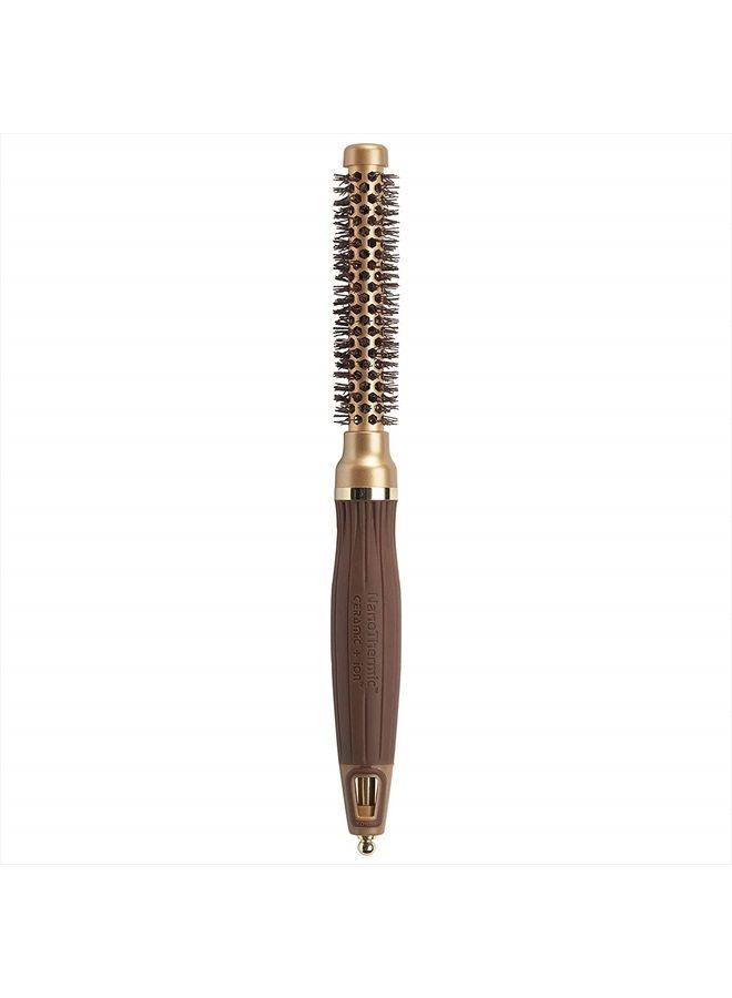 Olivia Garden NanoThermic Ceramic + Ion Round Thermal Hair Brush NT-12 (1/2") - Image 1