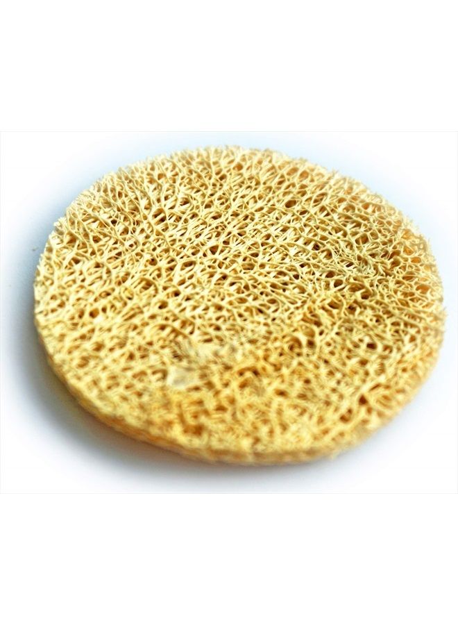 JINS-Hung 18 Pack Natural Loofah Sponge Exfoliating Face Pads - Facial Body Scrubbers Pad - When Bath Shower and Spa - Loofa Sponges Brush Scrub - Bulk Loofahs Scrubber - Cleansing Skin For Women and Men - Image 3