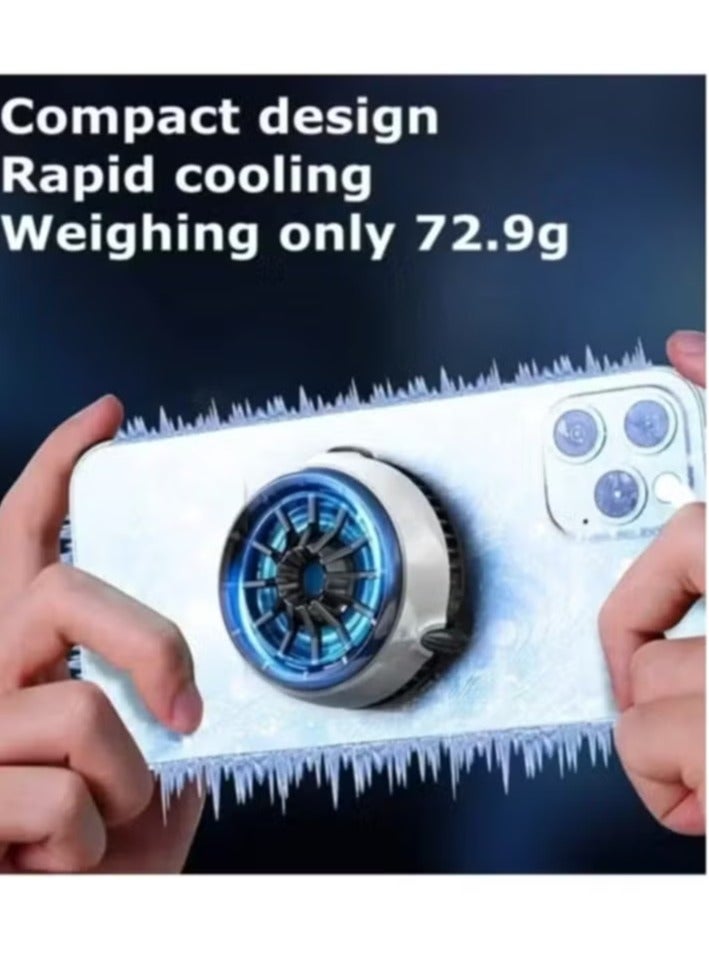 ELTRAZONE CX03 2-in-1 Phone Cooler with Wireless Fast Charging, Qi-Enabled Cooling Pad for iPhone and Android, Overheating Protection, Portable Heat Sink for Gaming, Streaming, and High-Performance Use - Image 4