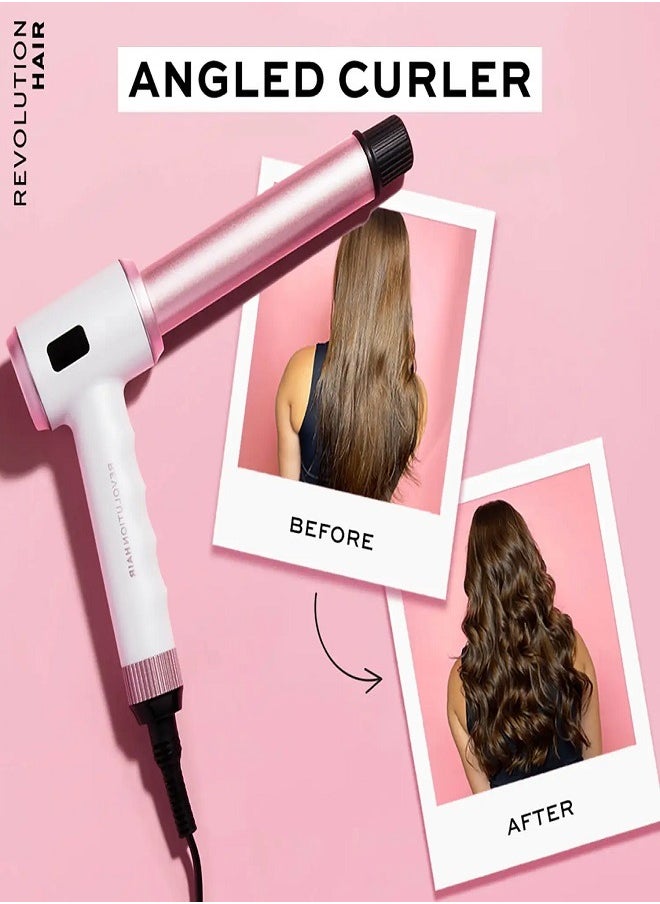 T3 - Revolution Haircare Wave It Out Angled Curler 28mm - Image 1