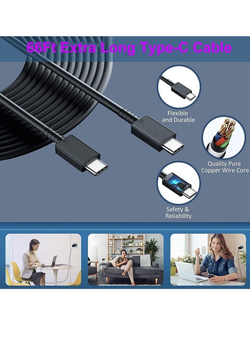 MUNTAQI 25W PD 3.0 Samsung Fast Charger Plug with 6.6 Feet USB C to C Cable, Samsung Charger for S22/ S22 Plus/ S21/S21 Plus/S21 Ultra/Z Fold 3/S20 5G/Note 20/S10/Tablets, Samsung 25w fast charger. - Image 3