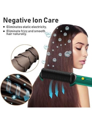 Multifunctional Electric Straightener Brush Heat Comb Straightener - view 2