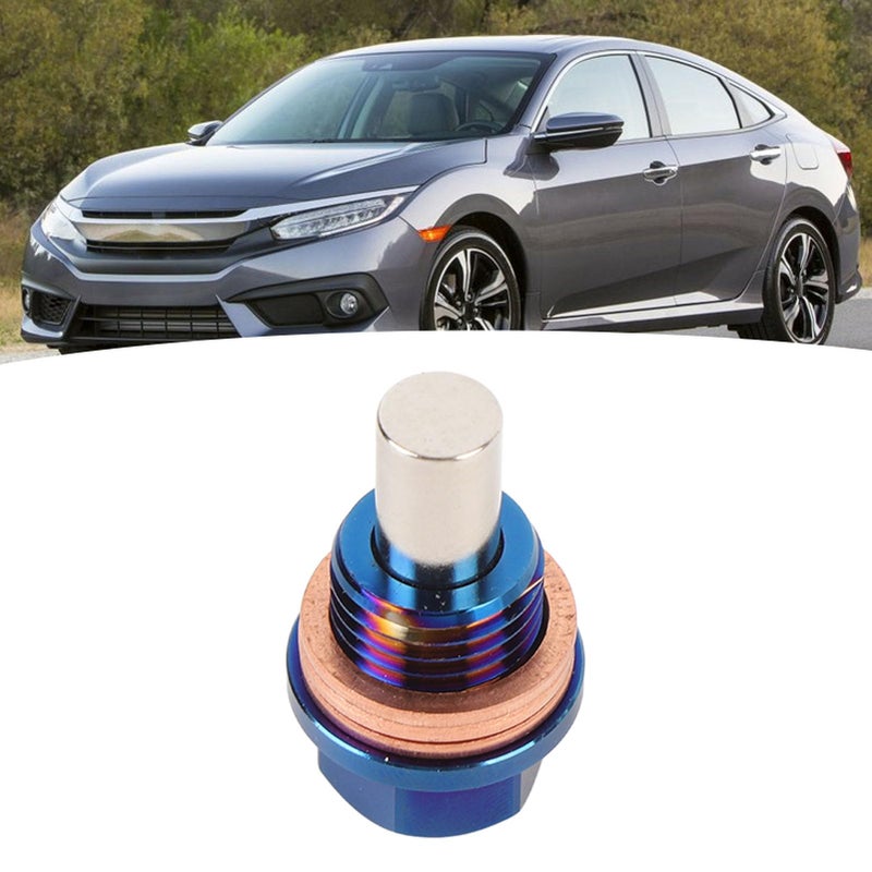 M14 x 1 5 Magnetic Titanium Engine Oil Drain Plug Bolt Nut with 3 Gaskets for Vehicle - Image 4