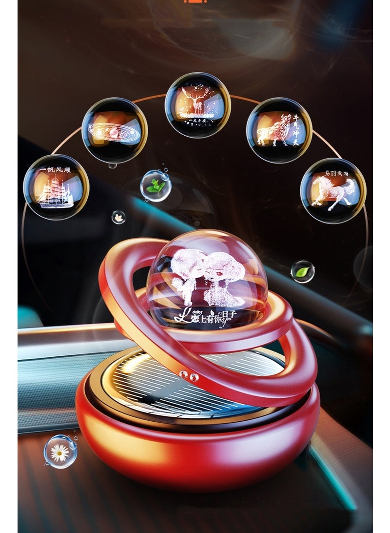 XIYU Solar Car Aromatherapy Diffusers Planet Car Air Fresheners Car Interior Accessories Car Decoration - Image 4