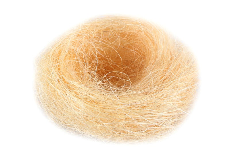 Sansam 0.55 LB Cream Sisal Fiber for Easter Basket Grass, Gift Box and Vase Filling, Natural Excelsior Packing Filler, Nest for Birds and Pets, Moss for Indoor Potted Plants and Crafts - Image 3