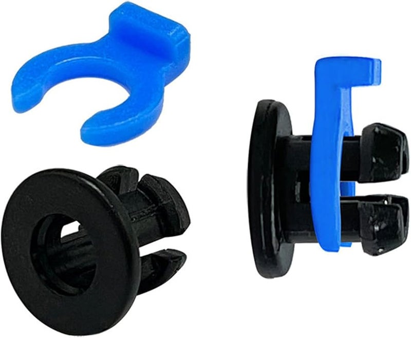 مشابك مخلبية من أنابيب PTFE الزرقاء مع وصلات هوائية مقاس 4 مم للطابعات ثلاثية الأبعاد، 4 أزواج - Image 4
