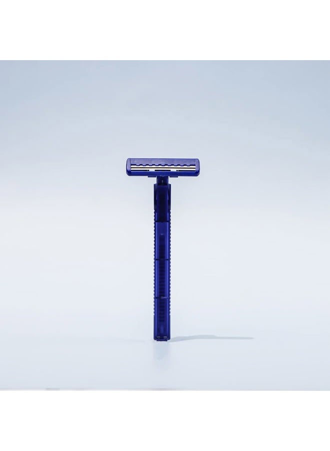 Dorco Fresh Twin Blade Disposable Razors (6 Pack) – Smooth & Comfortable Shave for Men and Women | Non-Slip Handle, Pivoting Head, Lubricating Strip | Ideal for Sensitive Skin & Travel - Image 3